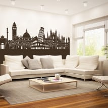 Vinilos decorativos Skyline Italia