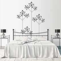 Vinilos flores círculos minimalista