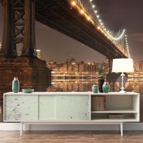 Fotomurales Nueva York puente Manhattan
