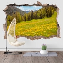 Vinilos de pared Campo Tures Italia 3D