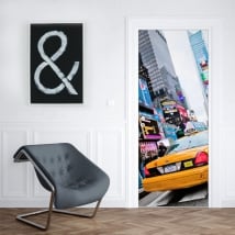 Vinilos para puertas taxi Nueva York