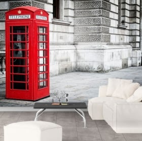 Fotomurales Inglaterra cabina telefónica Londres
