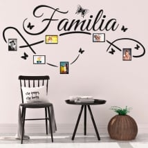 Vinilos decorativos fotos familia