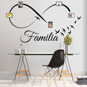 Vinilos adhesivos infinito fotos familia aves