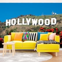 Fotomurales de vinilos cartel Hollywood