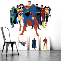 Vinilos decorativos superhéroes