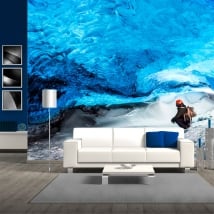 Fotomurales de vinilos glaciar skaftafell