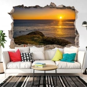 Vinilos atardecer ranchos palos verdes california 3d