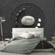 Fotomurales vinilos piedras zen energy