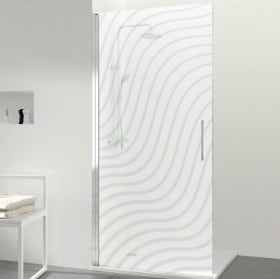Vinilos para mamparas baños ondulaciones