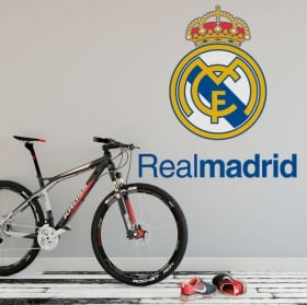 Vinilos fútbol real madrid escudo