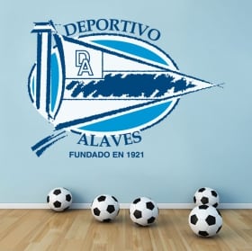 Vinilos fútbol escudo deportivo alavés