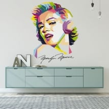 Vinilos paredes marilyn monroe