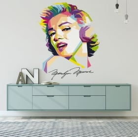 Vinilos paredes marilyn monroe