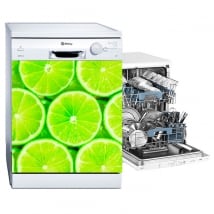 Vinilos decorativos lavavajillas limones