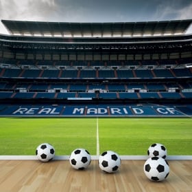 Fotomurales real madrid estadio de fútbol