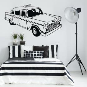 Vinilos decorativos y pegatinas taxi nueva york