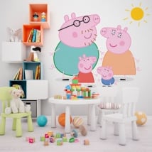 Vinilos decorativos peppa pig