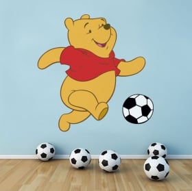 Vinilos decorativos winnie the pooh fútbol