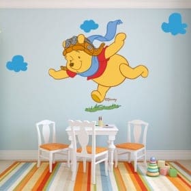 Vinilos infantiles winnie the pooh aviador