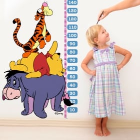 Vinilo infantil medidor winnie the pooh