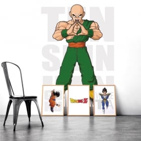 Vinilos adhesivos dragon ball ten shin han
