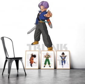 Vinilos adhesivos y pegatinas dragon ball trunk