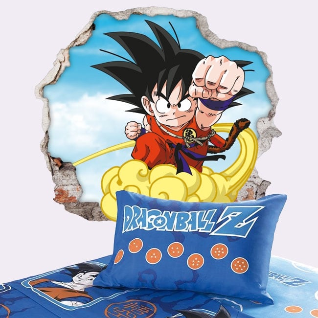 ???? Vinilos paredes dragon ball son goku 3d ???? ???? Vinilos paredes dragon ball son goku 3d ????