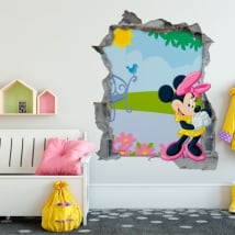 Vinilos de pared minnie mouse disney 3d