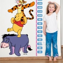 Vinilos infantiles medidores estatura winnie the pooh