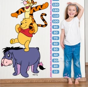 Vinilos infantiles medidores estatura winnie the pooh