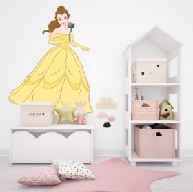 Vinilos y pegatinas disney princesa bella
