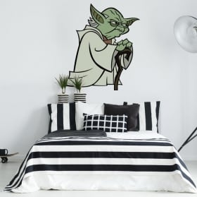 Vinilos adhesivos y pegatinas yoda star wars