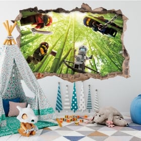 Vinilos decorativos lego ninjago 3d
