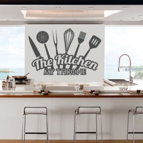 Vinilos decorativos la cocina mi trono