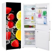 Vinilos para neveras frutas splash