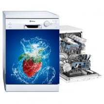 Vinilos adhesivos lavavajillas fresa splash