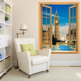 Vinilos ventanas big ben londres inglaterra