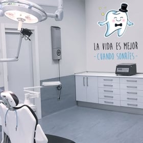 Vinilos y pegatinas frases dentistas