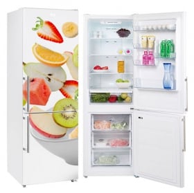 Vinilos decorativos para neveras bol de frutas