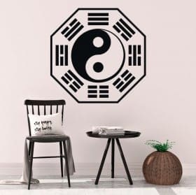 Vinilos decorativos y pegatinas yin yang