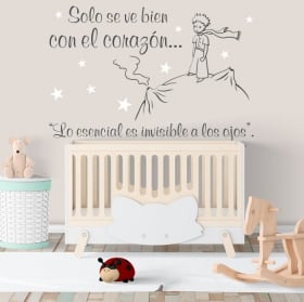 Vinilos y pegatinas infantiles oso panda en la luna