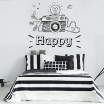 Vinilos y pegatinas smile and happy