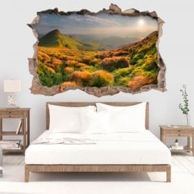 Vinilos paredes r&iacute;o monta&ntilde;as Colorado 3D