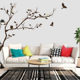 Vinilos decorativos y pegatinas rama de árbol