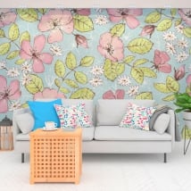 Fotomurales de vinilo flores para decorar