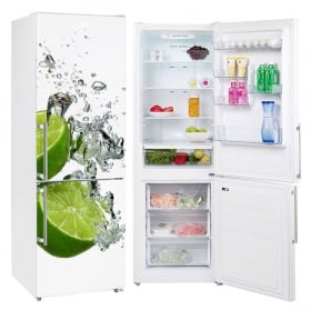 Vinilos y pegatinas decorar neveras limones en el agua