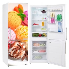 Vinilos y pegatinas para decorar neveras helados