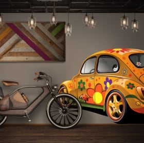 Vinilos decorativos y pegatinas volkswagen escarabajo