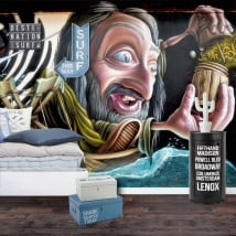 Murales y vinilos grafiti arte urbano